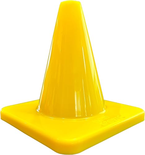 Miniatura 14 de LVL10 Pro - Conos de entrenamiento de fútbol de 6 pulgadas para deportes, para ejercicios de baloncesto, fútbol, baloncesto y agilidad, marcadores