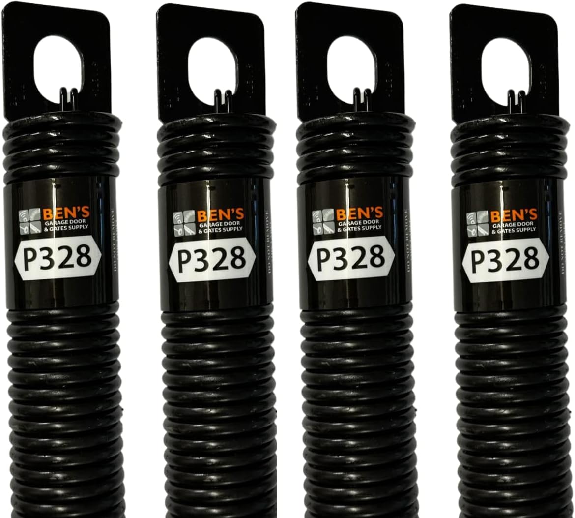 4PCS P328 28-Inch Plug-End Garage Door Spring (.244" #3 Wire)