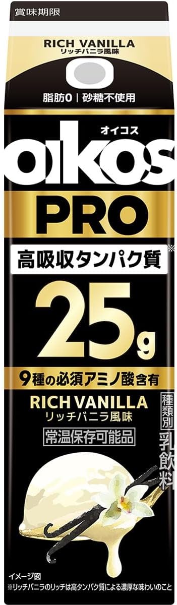 ダノン オイコス プロテインD高吸収たんぱく質25g リッチバニラ風味 240ml×4ケース/48本