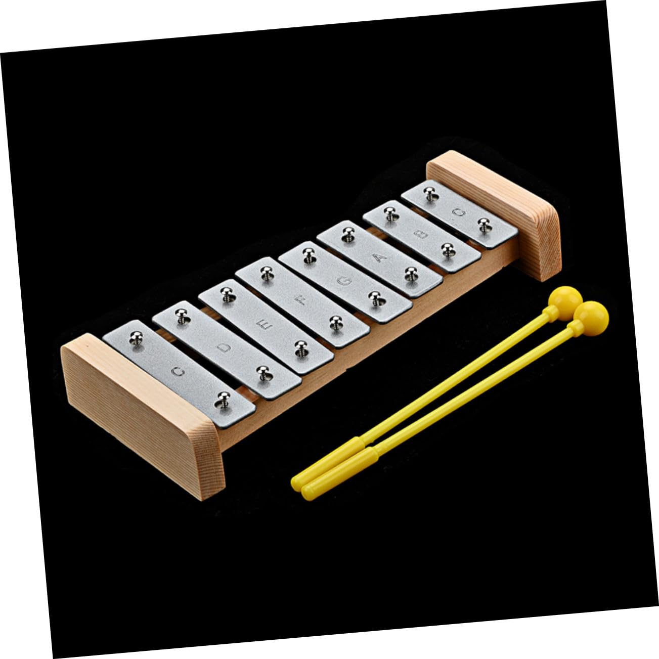 Hemobllo Xilofono Legno Ragazzo Ragazza Strumento Musicale Giocattolo Percussioni per Ragazzo Ragazza Colori Vivaci Suono Coordinazione Occhio Mano