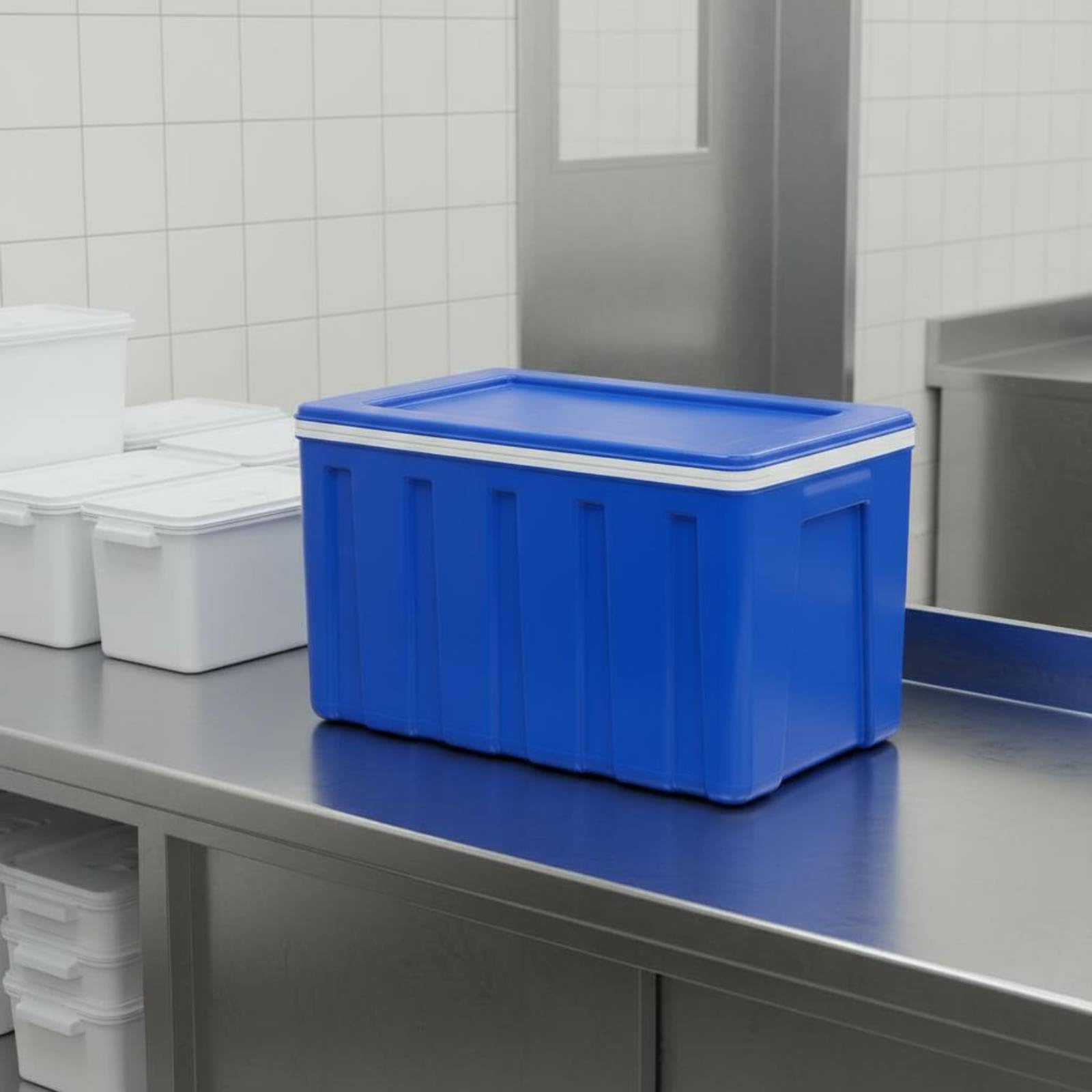 Almencla Contenitore Termico Isolato Portatile con Termico a Strati per Protezione di Alimenti E Bibite Costruito in Materiale PP