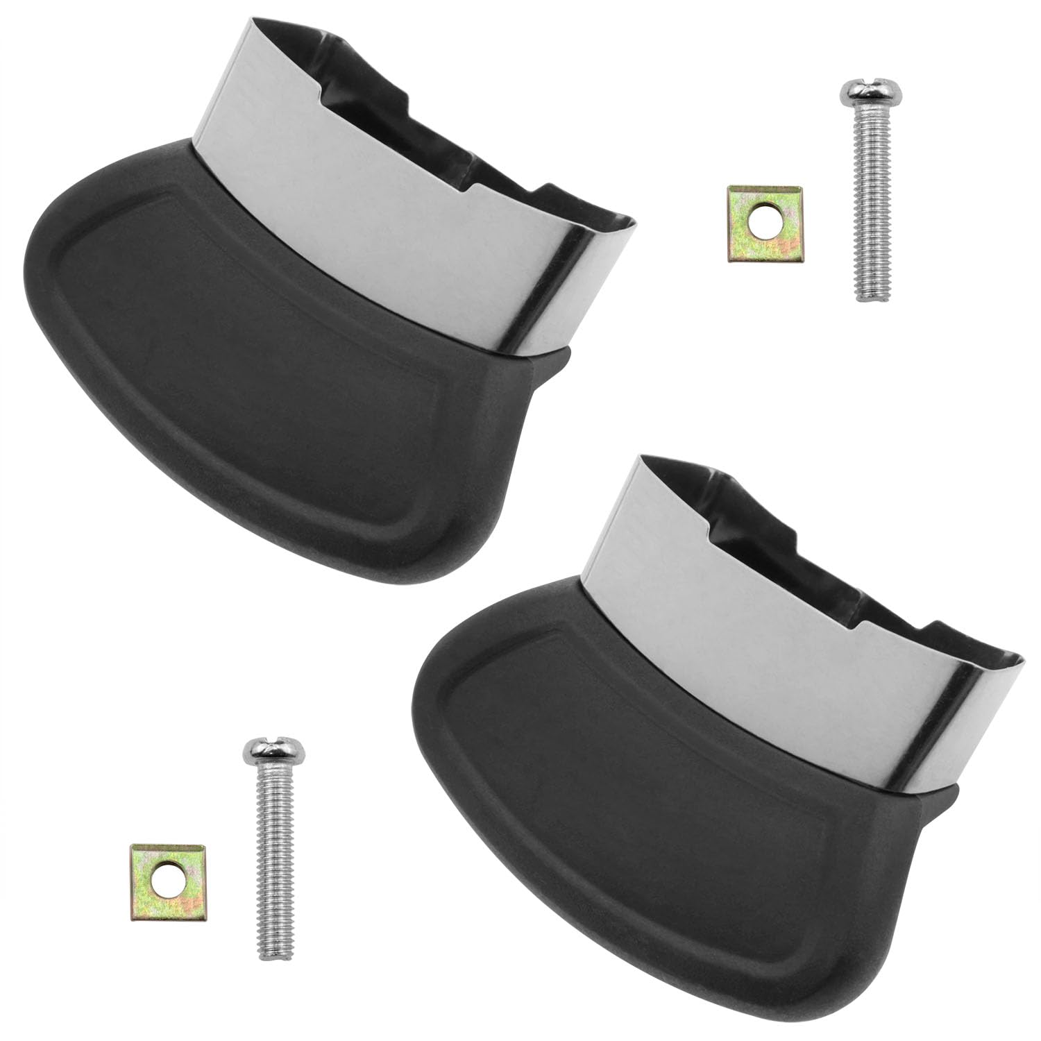 Lovelysp Pressure cooker handle Kitchen cooker side support handle Pan short side handle with mounting screws Suitable for kitchen cooking POTS 2pcs