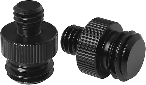 Miniatura 4 de Adaptador de tornillo de trípode roscado macho de 38 pulgadas a 58 pulgadas macho LUORNG 2 piezas 38 a 58-11 convertidor de rosca de montaje