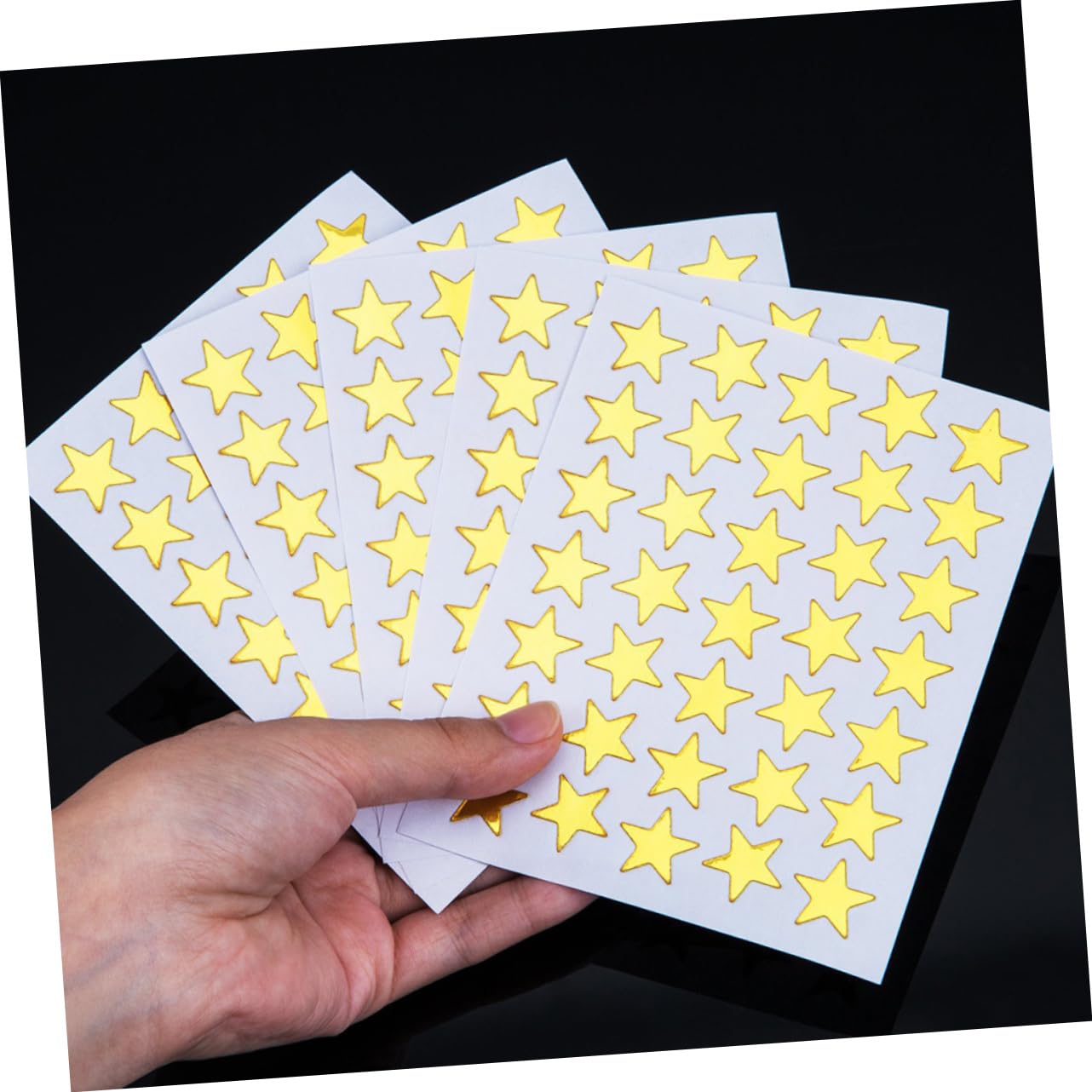 NUOBESTY 4 Sets Sternaufkleber für Jungen und Mädchen Leicht Vielseitige Dekorative Aufkleber für Büro Schule und Zuhause