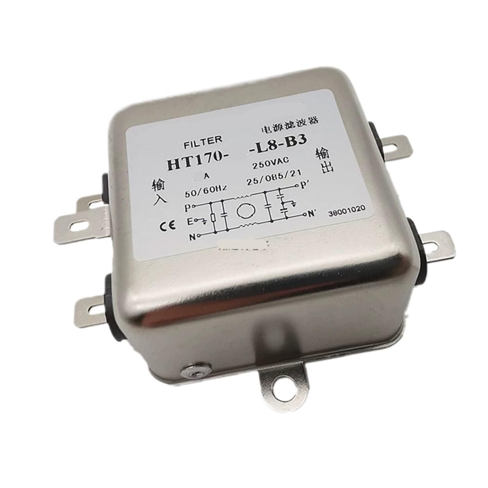 Filtre anti-interférence HT170-10-L8-B3/B2 H2 élimine les bruits de ligne