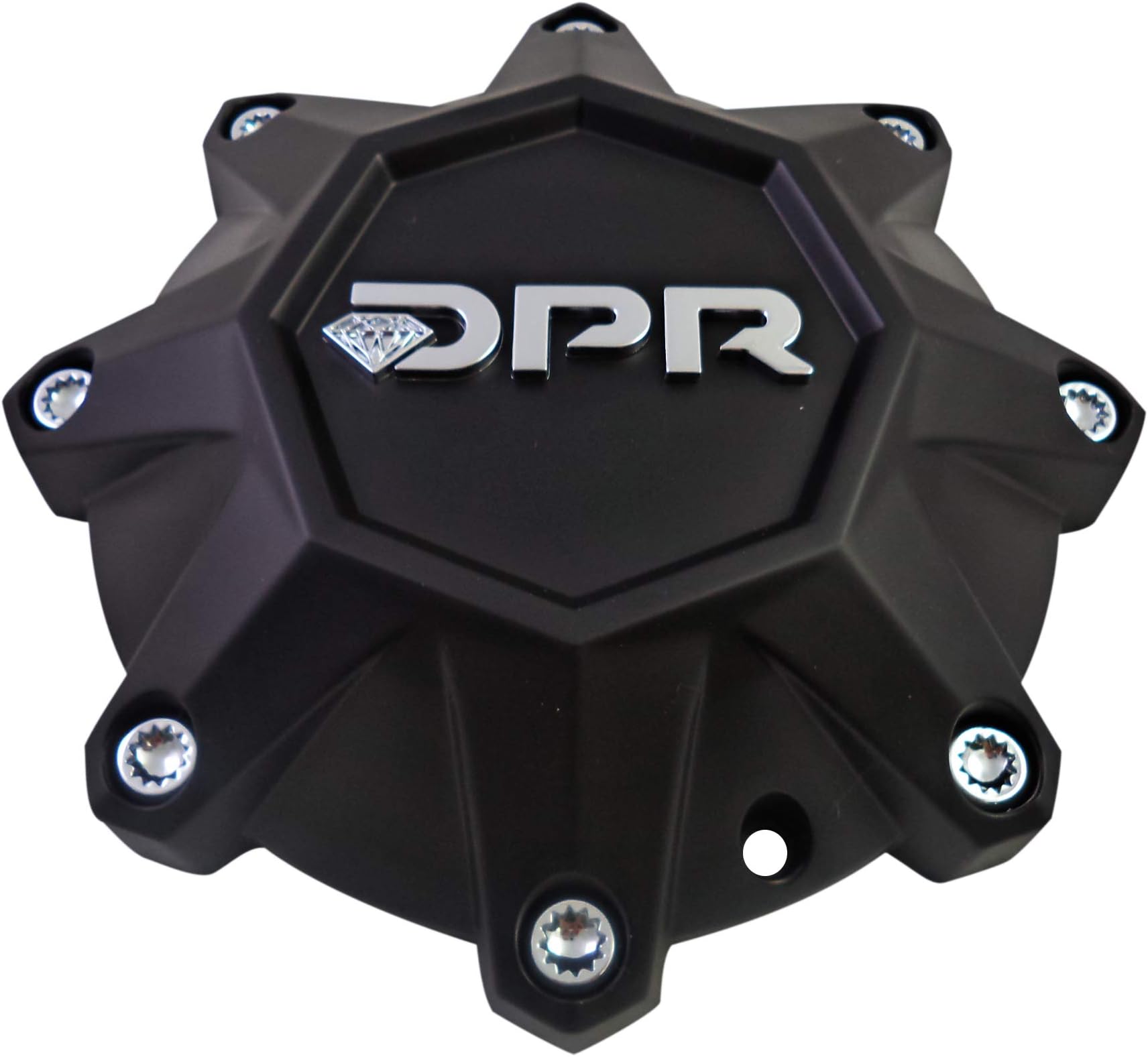 Flat Black Custom Wheel Center Cap # DPR-8-CAP / LG1401-10 Shorty (1 Cap) Y
