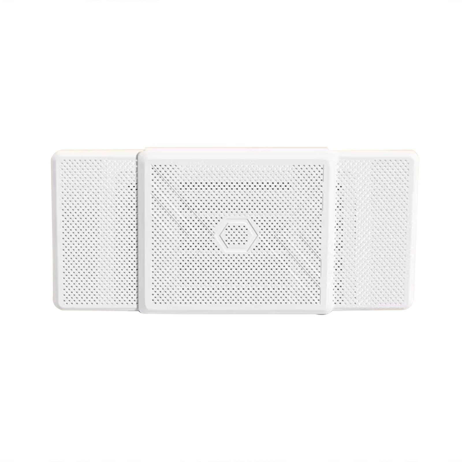 YGER JZGB Window AC Air Deflector, Conditioner Deflector, Traceless Installation, 180° Adjustable Angle, PP Material, for Window Air Conditioner