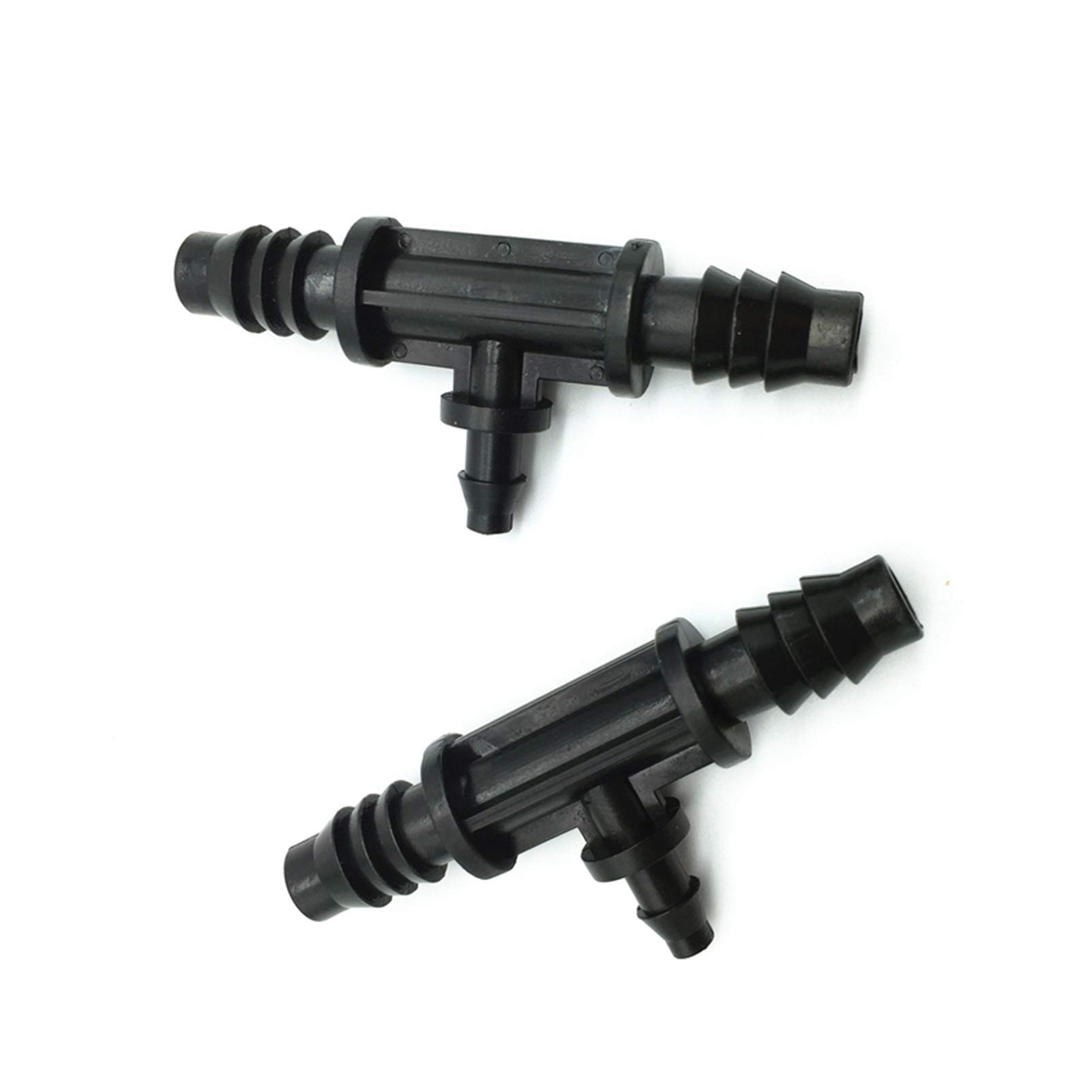 Raccordi per Tubi Flessibili perdite 200 Pezzi di raccordi per connettori Tee a 4/7mm a barbetto per annaffiature da Giardino e deviatore di irrigazione (Diameter : 1/4'')