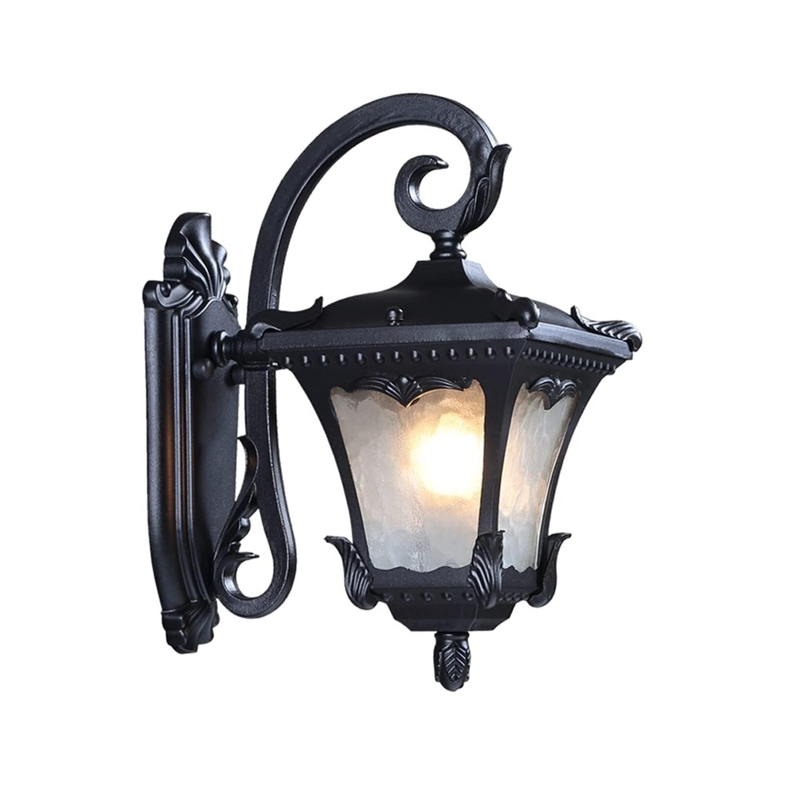 CVdrtyED Outdoor Wall Lights Waterproof Outdoor Wall Light Glass Shade Outside Lamp Aluminum Exterior Sconce for Porch Door Entrance Durable Porch