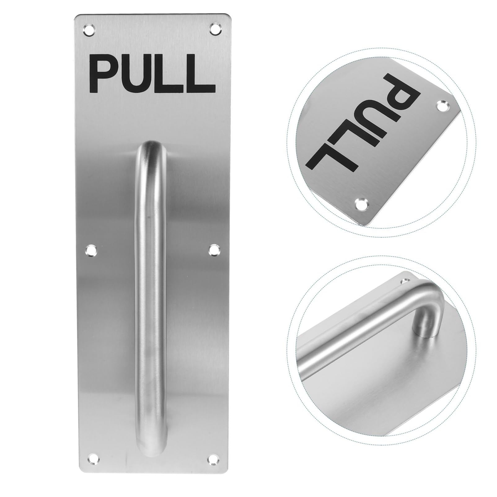 SOLUSTRE Maniglione Per Porta Acciaio Inossidabile Maniglia Pull Commerciale Per Uffici e Bagni Design Elegante Resistente e Facile Da Installare Per Uscite Di Emergenza e Armadi
