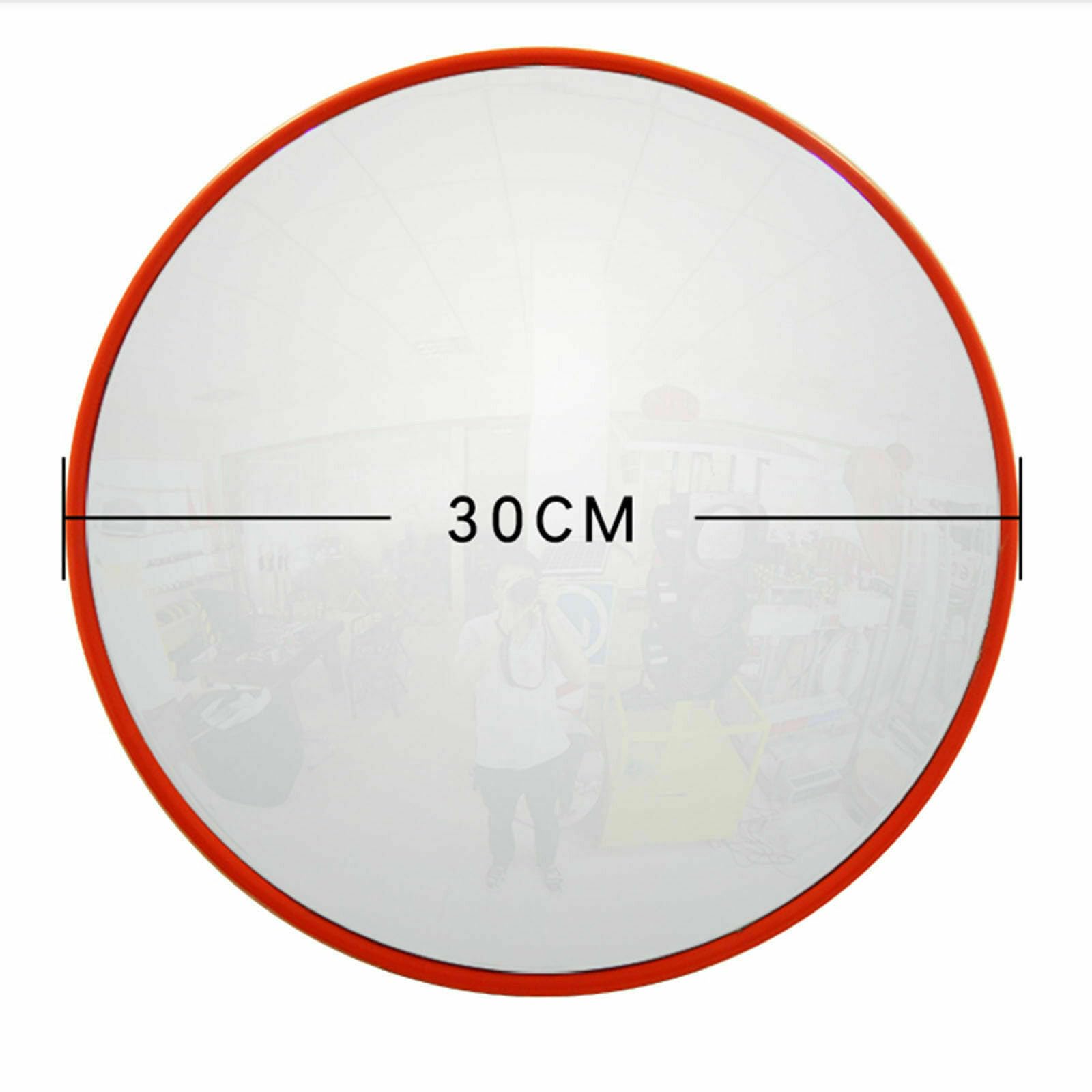 Espejo Convexo tráfico 60cm - Espejo Convexo de Seguridad Fácil Instalación - Espejo de Tráfico Para Carreteras, Almacenes, Garajes, Oficinas y Tiendas