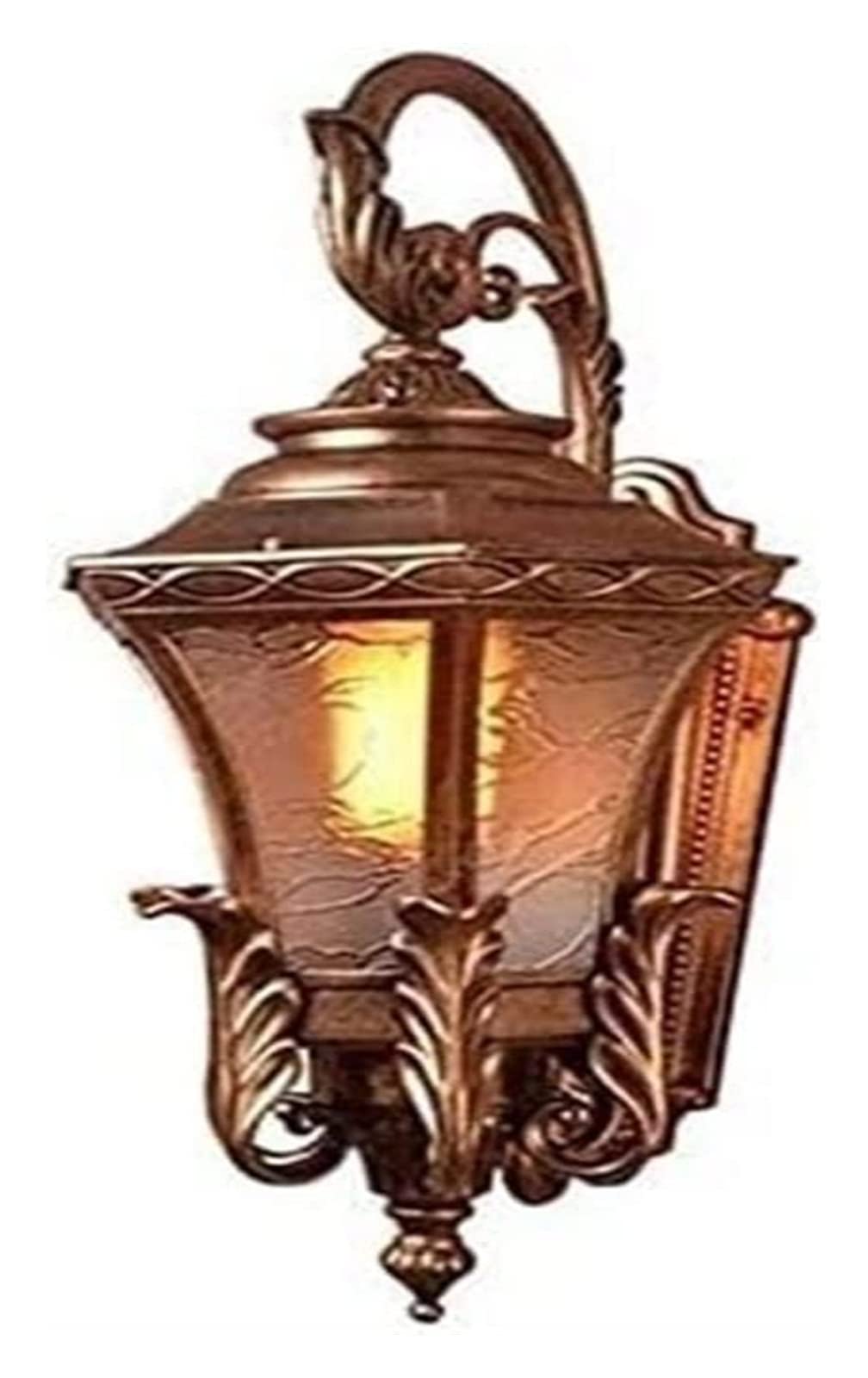 ZTCHSENZT Wall Lamp Wall Light Victoria Aluminum Metal Outdoor Waterproof Glass Lantern Bronze European Style E27 Garden Patio Villa Wall Sconce Lighting Fixture