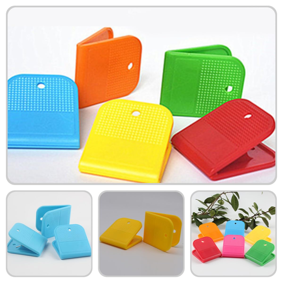 Pinzas para Ropa Resistentes al Viento 12 Piezas Colores Surtidos Rosas Amarillas Verdes Azules Rojas y Naranjas para Colgar Toallas Ropa y Zapatos Hogar y Viajes