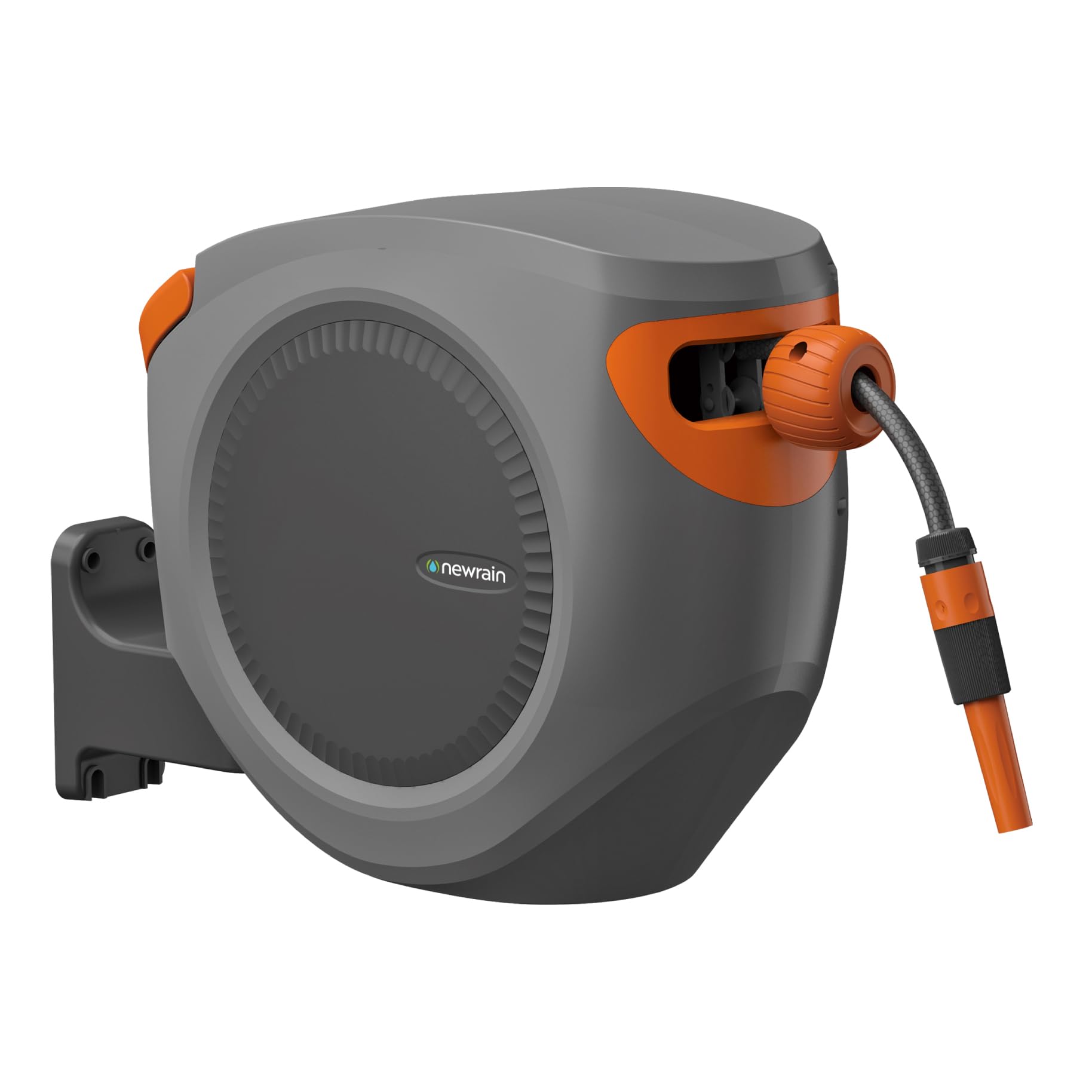 Brigros - Avvolgitubo da parete automatico con tubo acqua 20 Metri PVC Ø 1/2" raccordo 3/4"