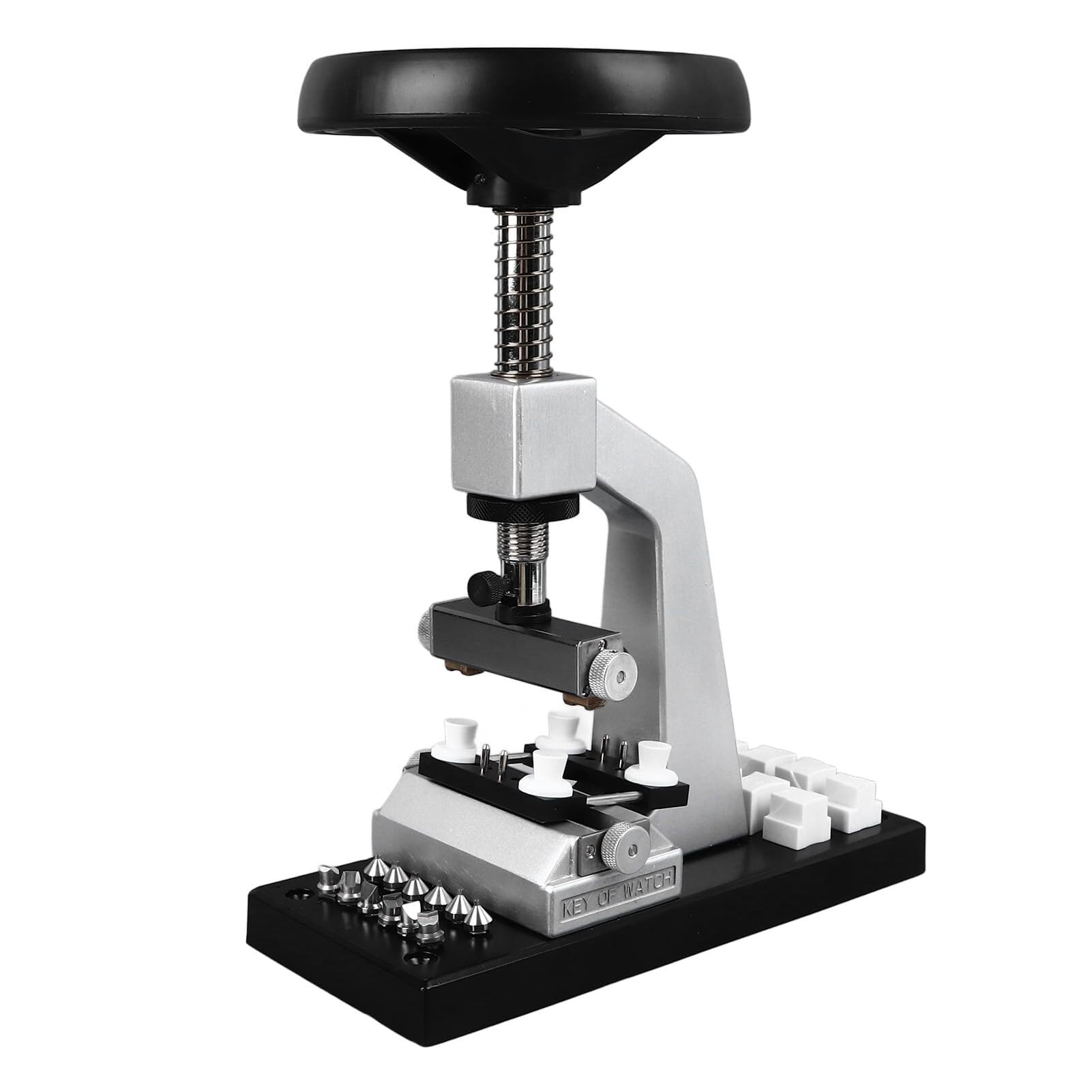 XCSCUK Bench Watch Opener, Metal Base Repair Kit,Multifunctional Watch Back Case Opener Tool, For Watch Making and Repair.