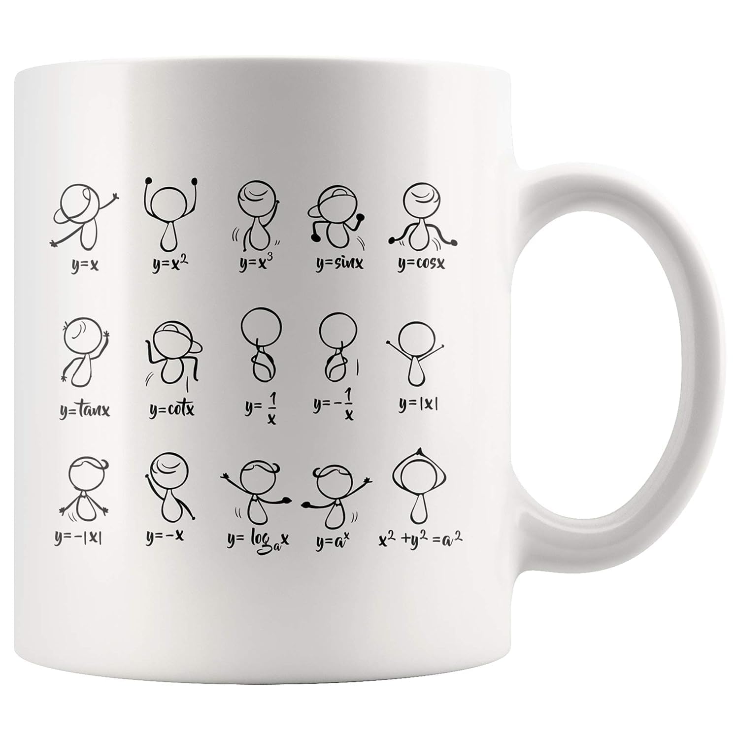 Premium Ceramic Coffee Mugs - Unique Designs -3 Premium Ceramic Coffee Mugs - Unique Designs -3