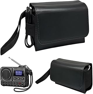 ZAOMA Case/Carrying Compact Size Mini Travel Protective Pouch Compatible for Pagaria Grenade 5 Watts Pocket FM Radio with Bluetooth, Tf Card/USB Speaker (PAGARIA_CASE001)