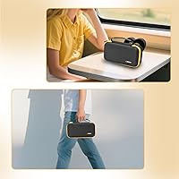 Vista 6 de RLSOCO Funda rígida para Bose SoundLink Revolve+ Series II y I y funciona con altavoz portátil Bose Home y funciona con Tribit StormBox Pro