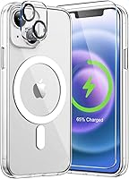 Vista 204 de MOCCA - Funda magnética resistente para iPhone 11 de 6.1 pulgadas, compatible con MagSafe, protector de pantalla de vidrio + protector de lente