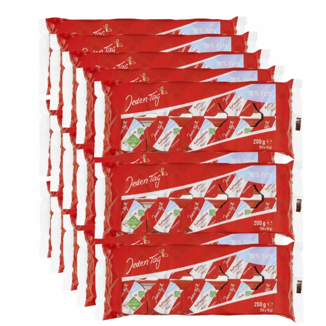 Dehlwes H-Milch 1,5% Fett 1000 Mililiter x 6 Stück + Jeden Tag Kaffeesahne 10% 20 Stück x 10 gramm x 15 Packungen