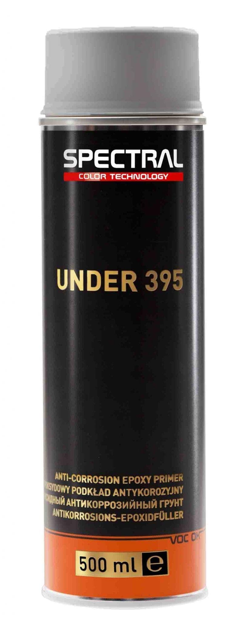 Spectral Grey Novol Under 395 Spray P4 Dark 0.5L - Autobody Refinish Car Painr Automotive Repair