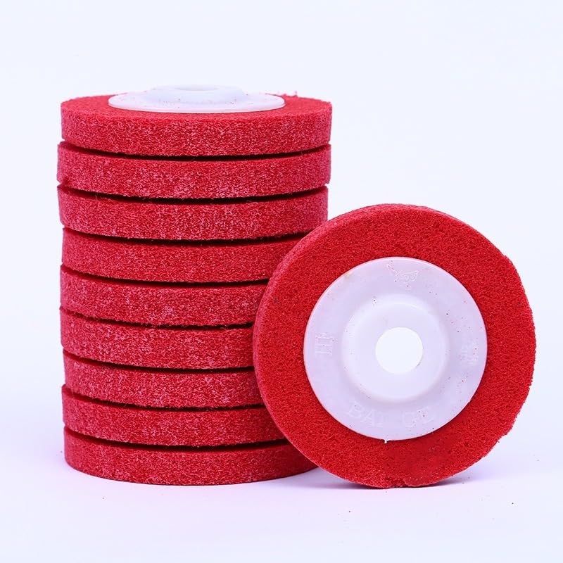 Grinding Wheels,Carving Disc, Fiber Polishing Wheel Non Woven Abrasive Disc 4inch Grinding(2pcs,12P)