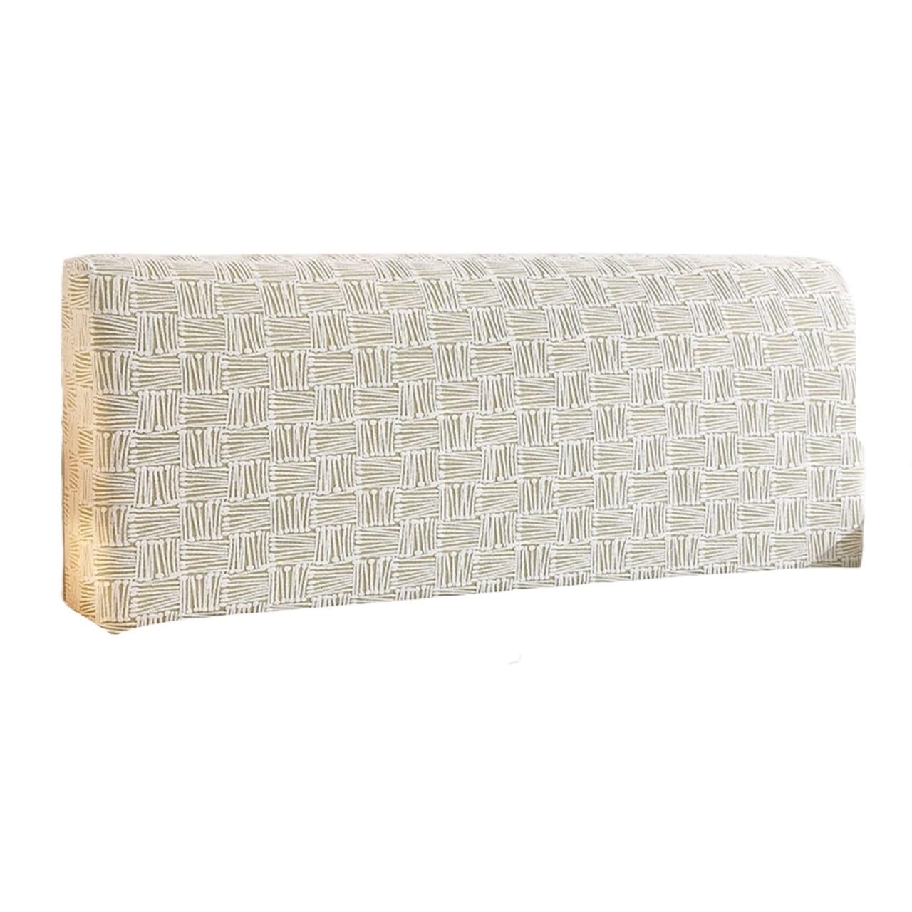 FGUJSUR Headboard Slipcover 1PC Elastic All Inclusive Headboard Cover, Dust Proof Universal, Simple Modern Backrest(Green,120cm)