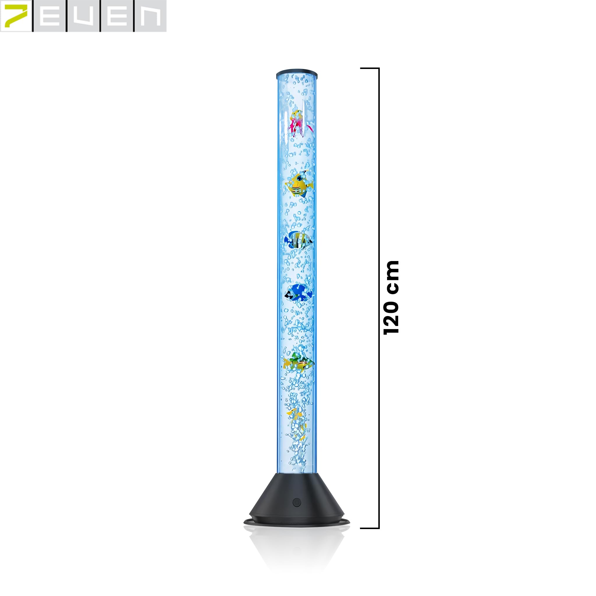 7even LED-Design & Sprudel-Wassersäule mit Fernbedienung 120cm Hoch (120)