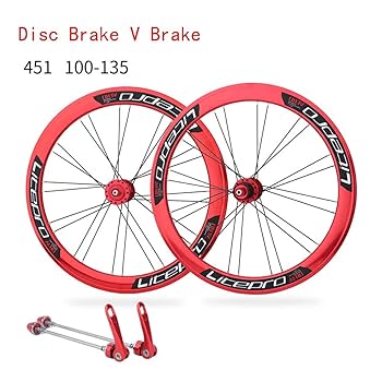 LitePro 451サイズ DB用ホイールセット　タイヤ、クイックリリース付き LitePro 451サイズ DB用ホイールセット タイヤ、クイック