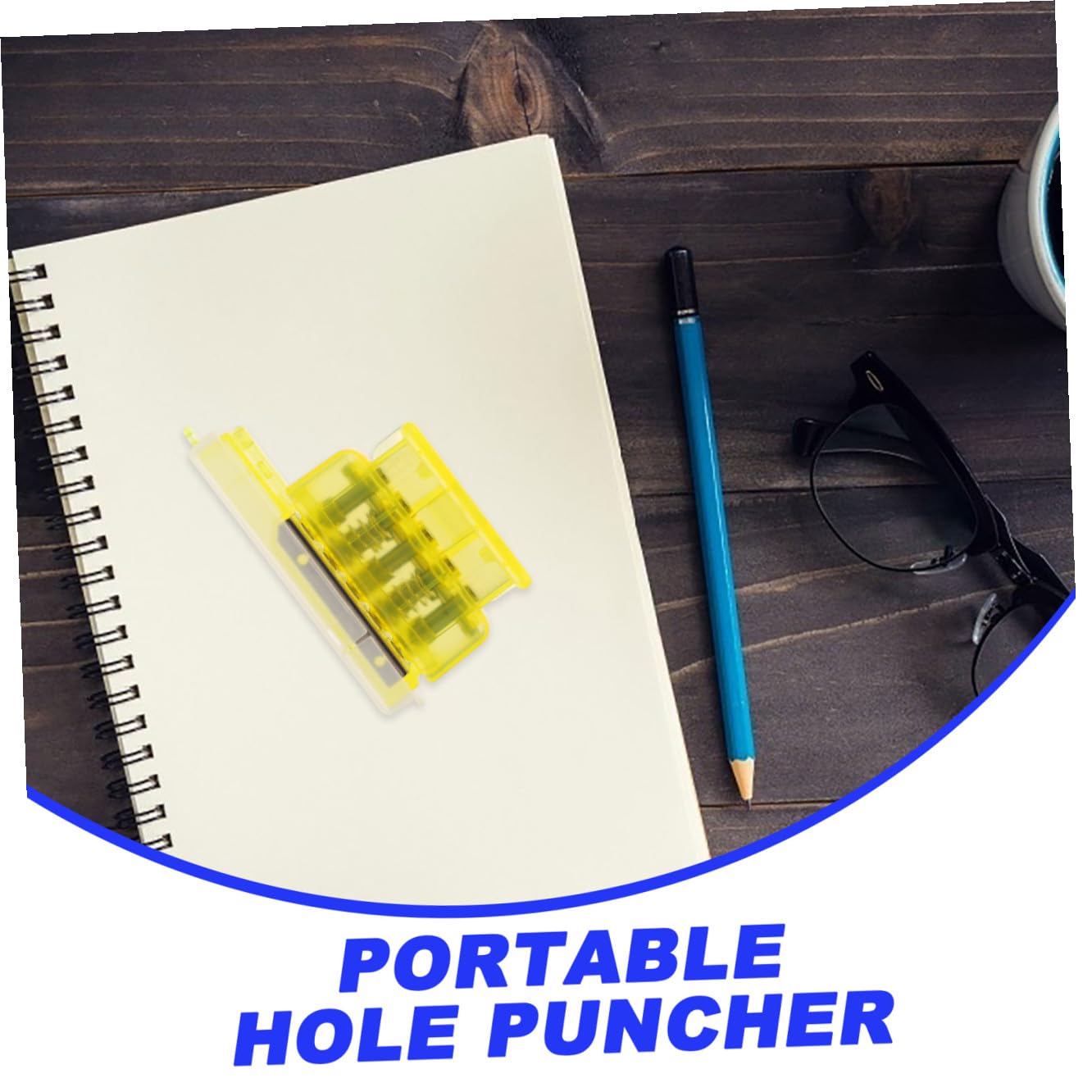 Tofficu 3stücke Binder Papier Lochstanzer Punch Tool Für Büro Und Schule Handliches Design Für Scrapbooking Und -projekte Transparentes