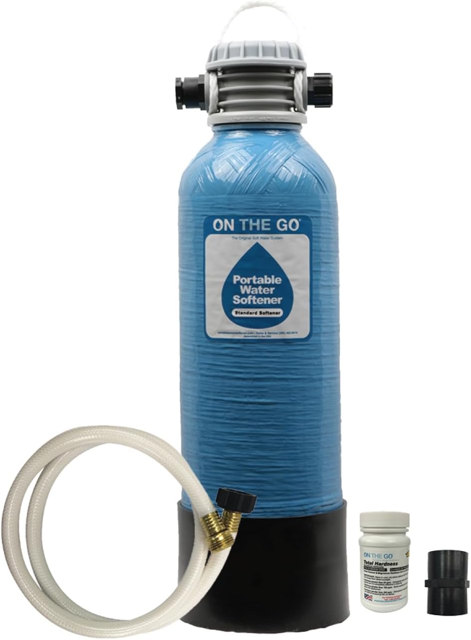 On The Go OTG4-StdSoft-Portable 8,000 Grain RV Water Softener
