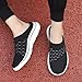 Mens Womens Mules & Clogs Breathable Mesh Walking Mules Fashion Sneakers Open Back Slip On Shoes Breathable Slippers Closed Toe Slides Low Wedge Slip On Shoes Outdoor Beach Sandals Unisex