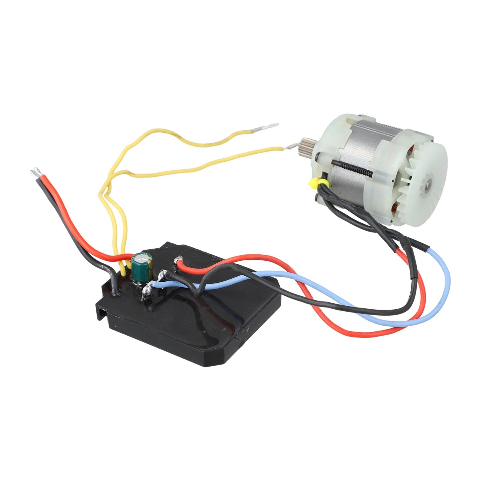 21V 14 Zähne bürstenloser Motor Ersatz für Akku-Kettensägen-Elektrowerkzeuge, kompatibel mit 4/6/8 Zoll Elektrokettensägen, Schwarz