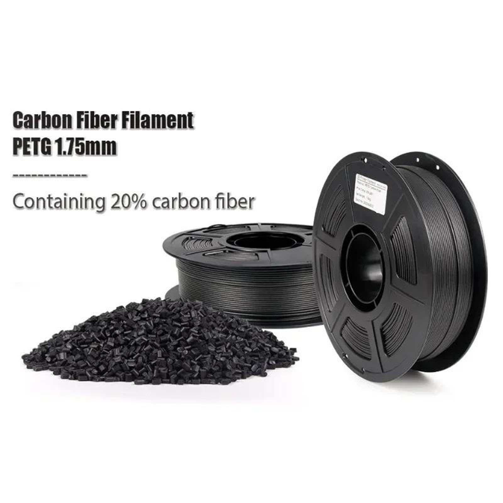 1,75 Mm Kohlefaser-PETG-3D-Druckerfilament, 1-kg-Spule