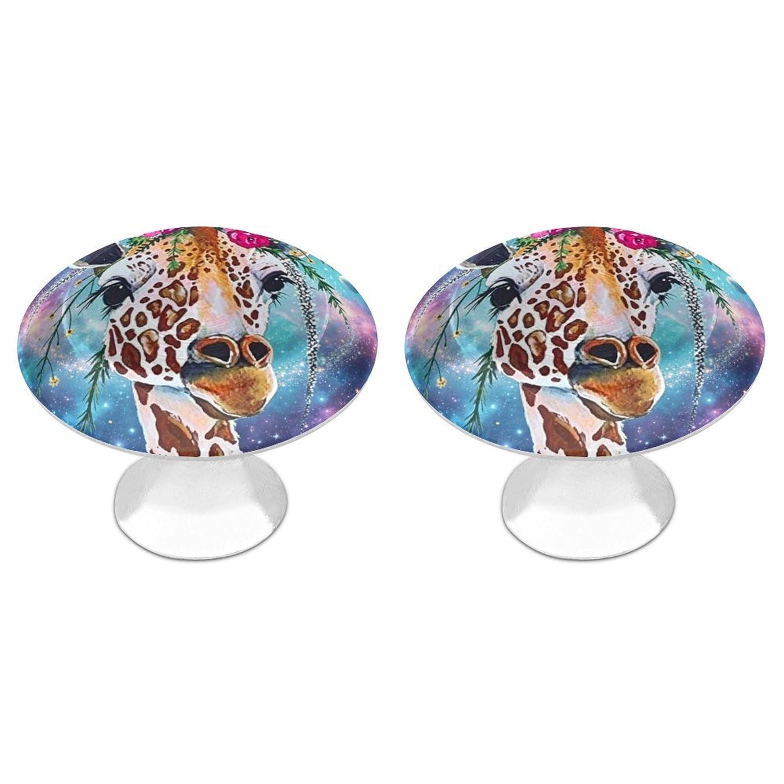 Btcowzrv Style Giraffe 2 Pack Cabinet Knobs Drawer Pulls