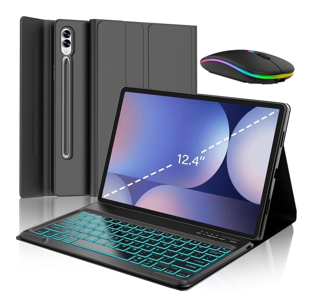Funda teclado para Samsung Galaxy Tab S9+ Plus que soluciona la escritura lenta en tabletas 6