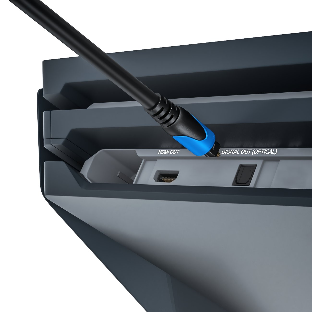 deleyCON 2m Cavo Audio Digitale Ottico SPDIF 2x Spina Toslink Cavo Digitale Cavo Audio LWL Cavo Digitale a Fibra Ottica