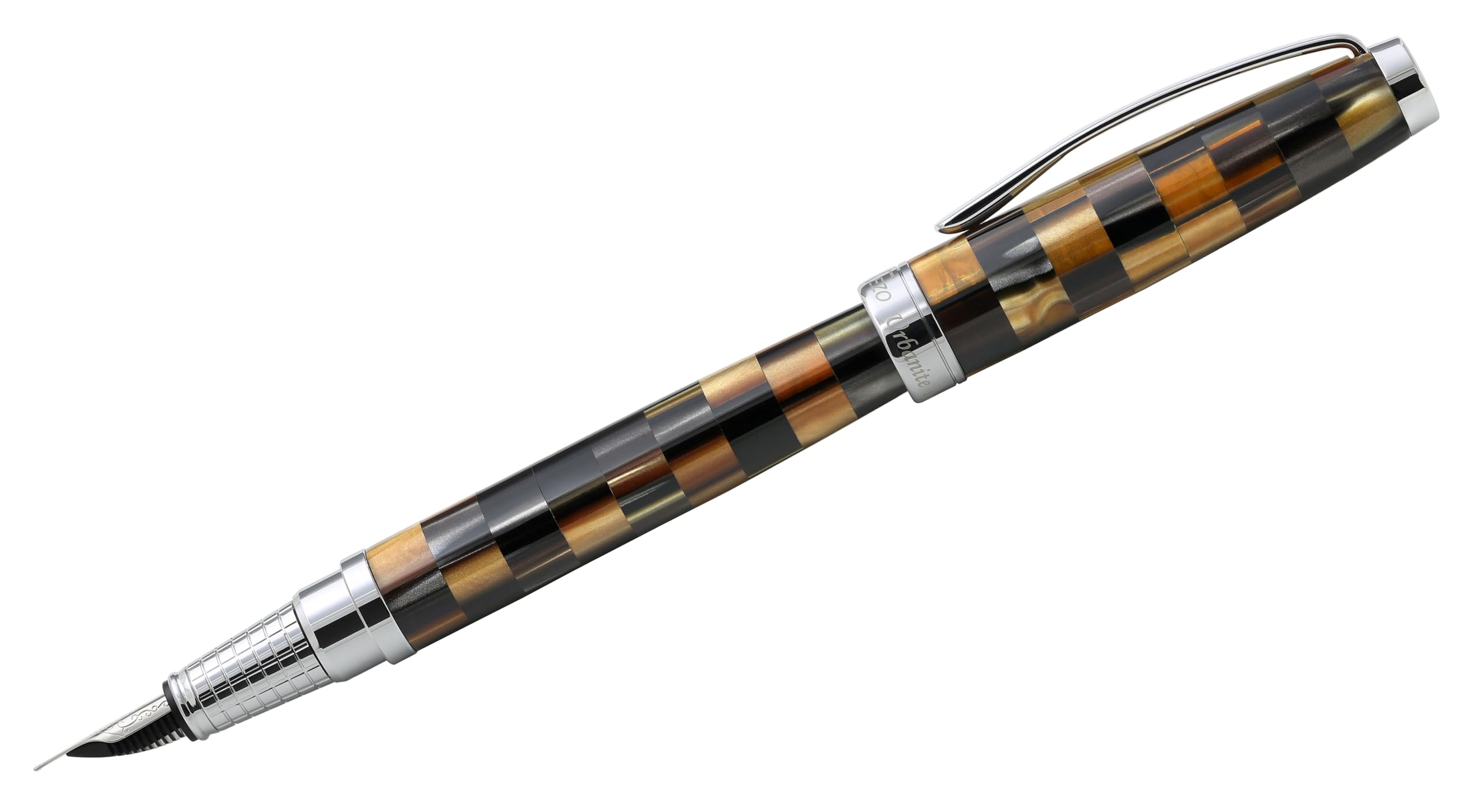 Xezo Urbanite Brown Füllfederhalter im Retro-Stil, fein (Urbanite Brown F)