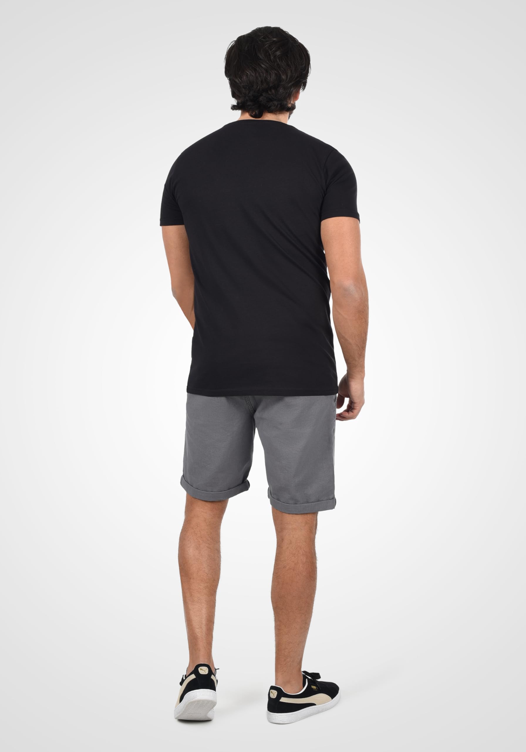 Indicode Mews Pantaloncini Chino Shorts Panno Corti da Uomo con Cintura in Cotone 100% Regular- Fit