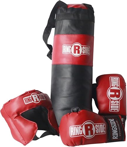 Set de boxeo infantil de Ringside con saco y guantes de boxeo