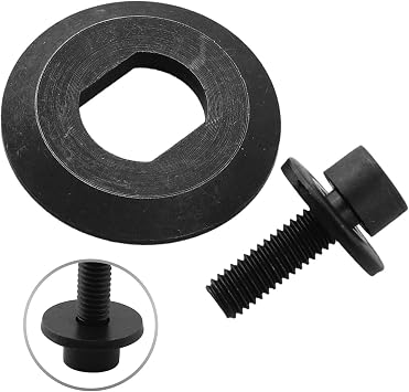 Circular Saw Replacement Outer Flange Washer & M6X20 Blade Clamp Bolt Set Compatible with Multiple Models Including DSS Series