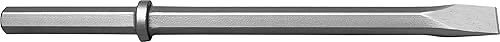 Cincel estrecho de 14 pulgadas, vástago hexagonal de 1-14 x 6 pulgadas por Champion Chisel, fabricado en los Estados Unidos, diseñado para martillos
