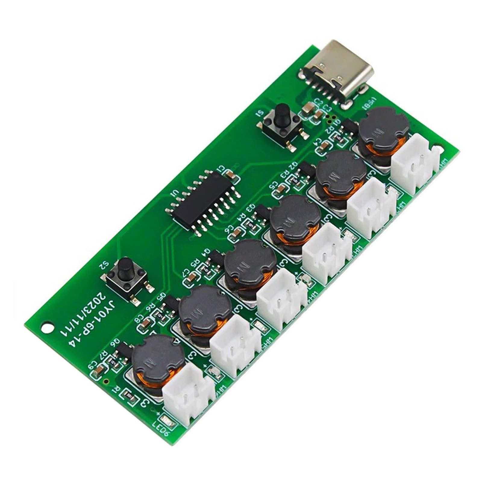Kalttoy Duty 6 Channel Humidifier Driver Circuit Low Power Consumption Mists Maker Module Atomization Control Board Mists Maker Driver Circuit