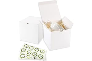Frantis White 3 x 3 x 3 inch Small Gift Boxes