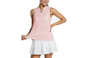 Women's Sleeveless V-Neck Golf Top for the Perfect Swing