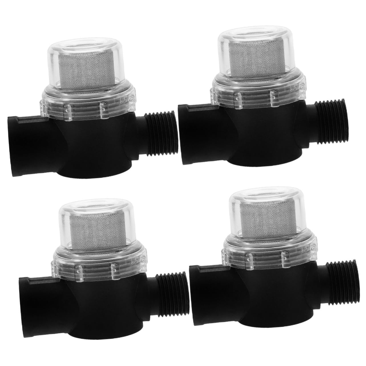 Cabilock 4 Piezas Filtro De Bomba De Agua Filtrar Bomba De Agua Para Fuente De Agua Colador Reemplazo Filtros De Agua Filtro De Acuario Filtro De Pecera Ordenador Personal Negro