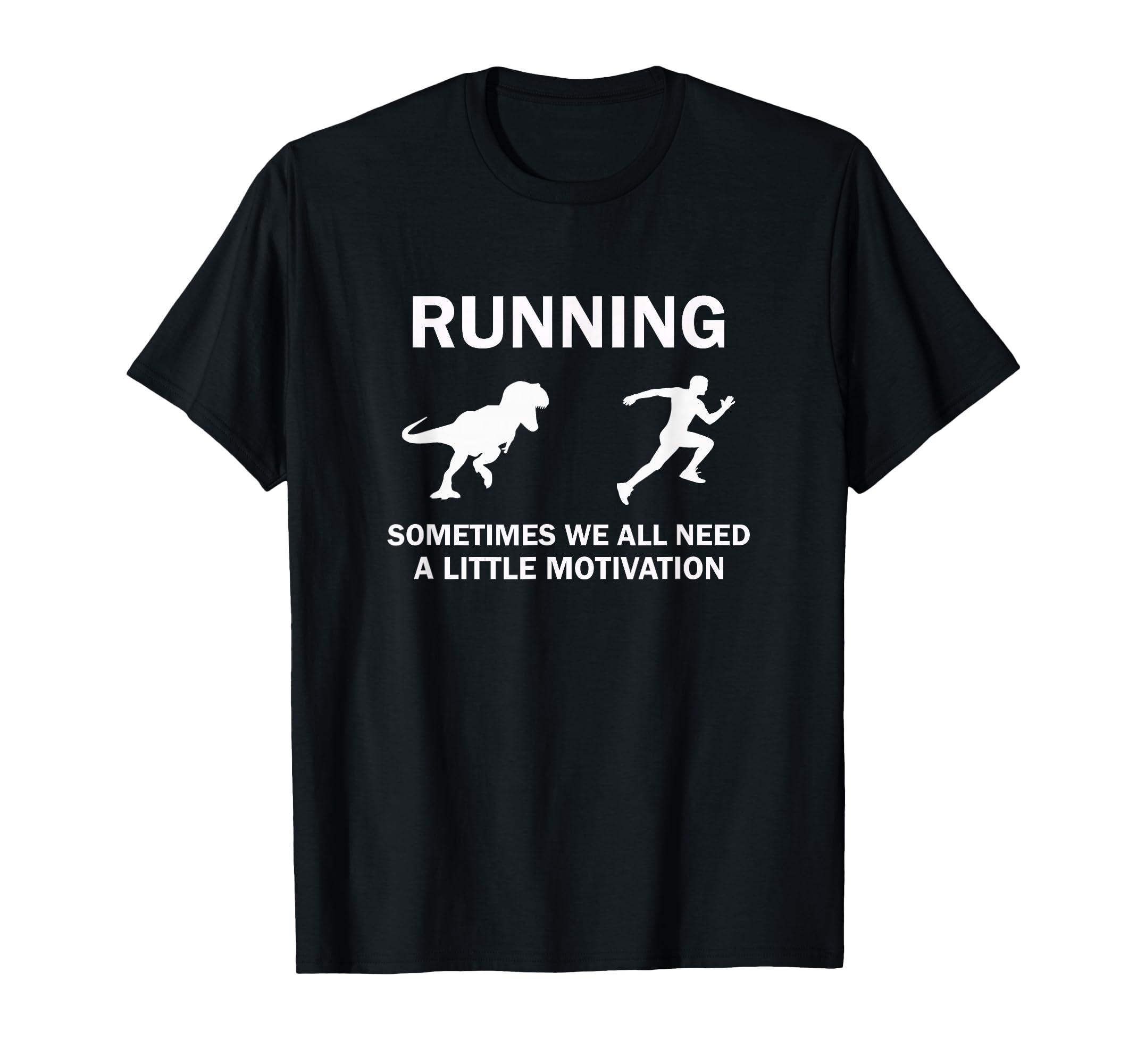 Raptor Chase Funny Dinosaur T-Shirt