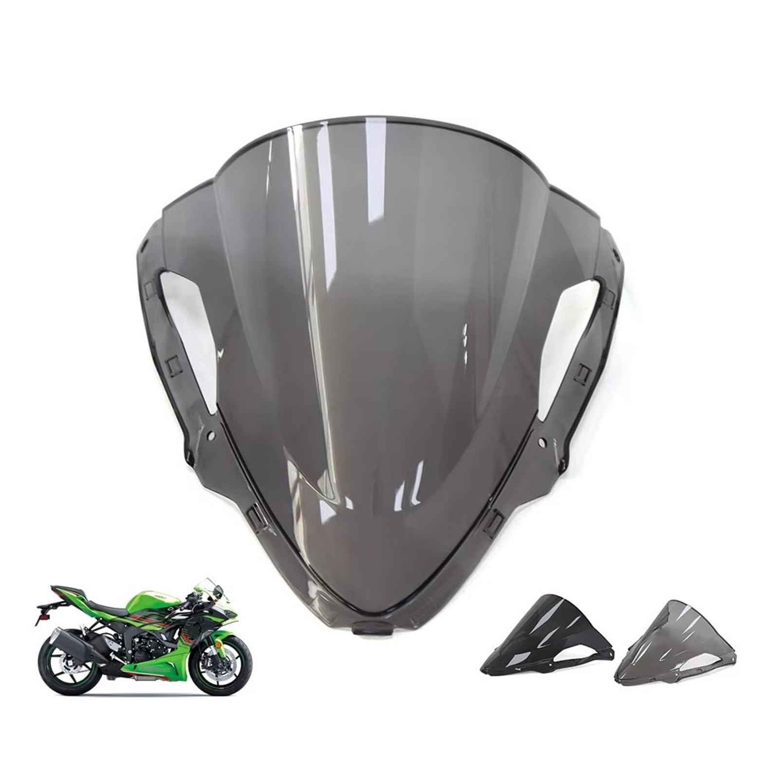 Amazon | オートバイ フロントガラス カワサキ用 ZX6R用 2024 ZX 6R用