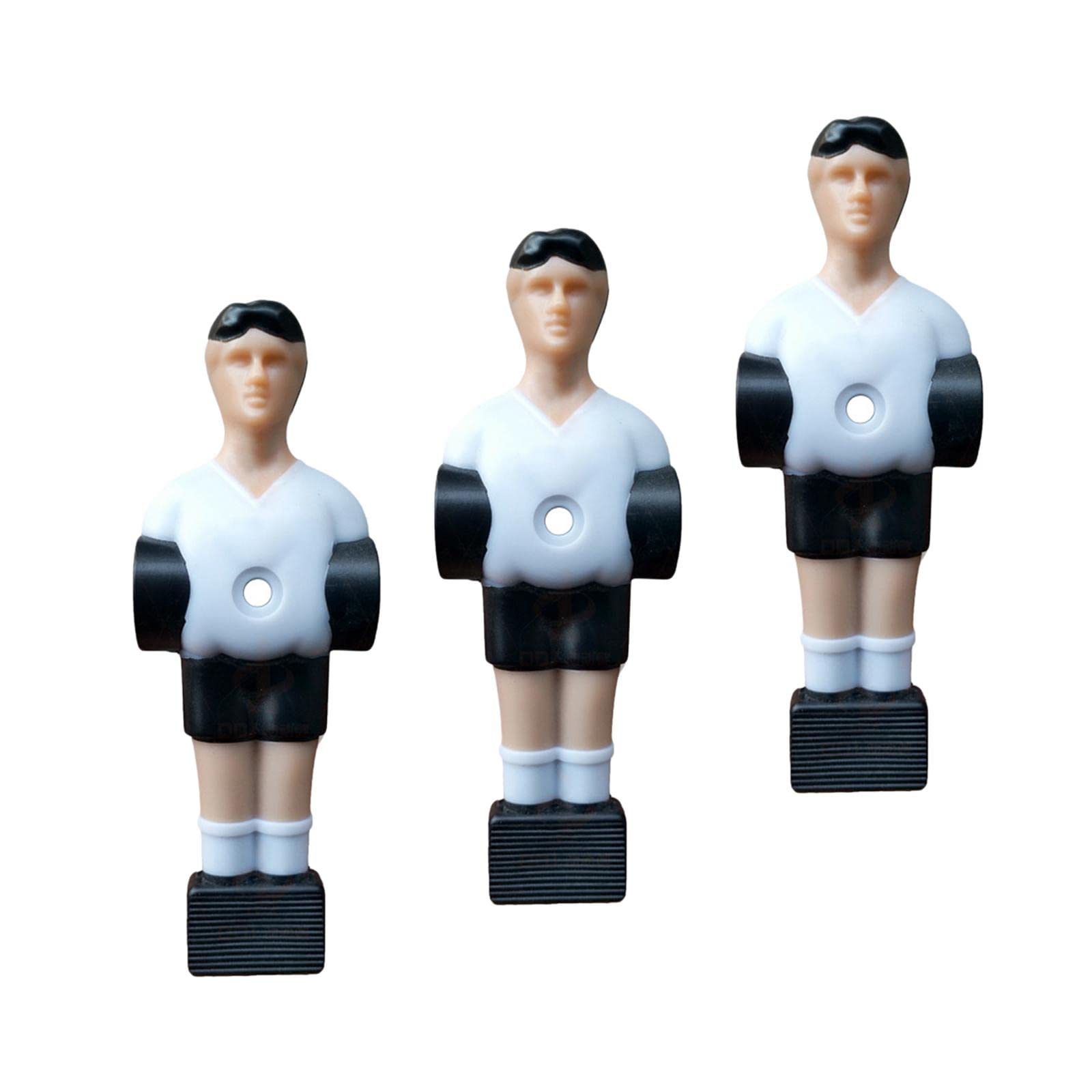 SM SunniMix 3X Soccer Table Men Player Foosball Man Football Tabletop Board Game Table Player Foosball Men for Family Playing Sports Party Indoor Games, White