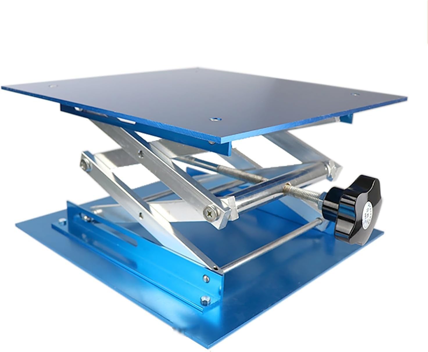 Labor-Hubtisch aus Edelstahl, 30 x 30 cm, Laborständer, höhenverstellbar von 9,5–37,8 cm(250 * 250mm)